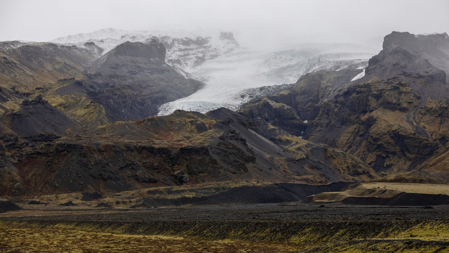 冰岛瓦特纳火山的自然之美