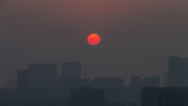 旭日东升城市