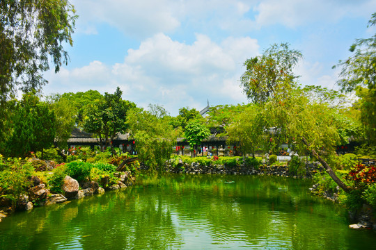 中山詹园湖景