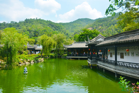 中山詹园湖景