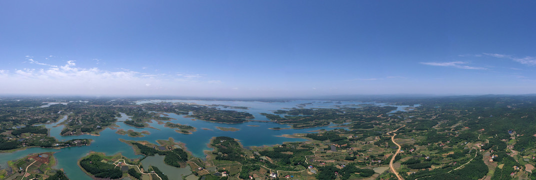 漳河水岸全景