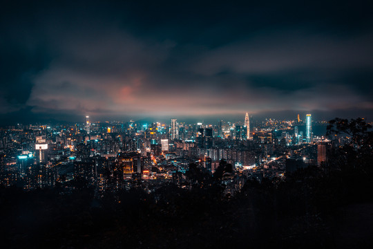 深圳湾夜景