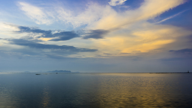 海上日落