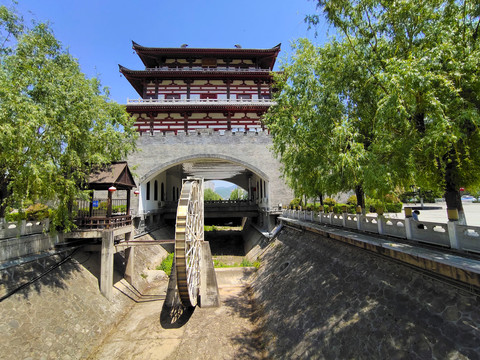 仿古城楼