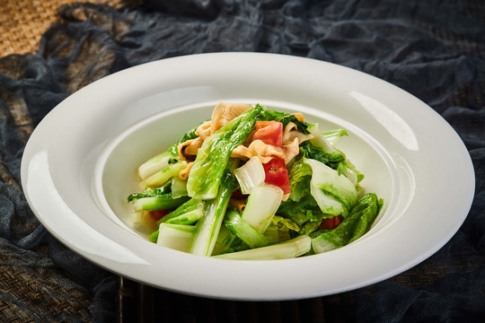 豆皮小白菜