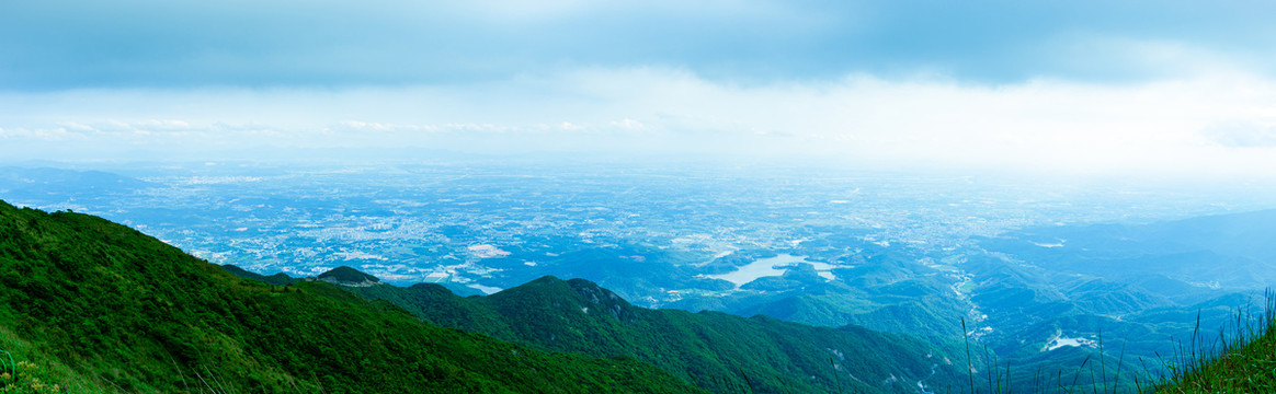 岭南第一山惠州罗浮山风景区鸟瞰