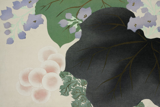神坂雪佳花和叶子