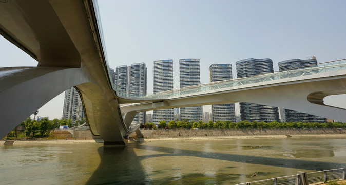 成都锦江上的五岔子大桥