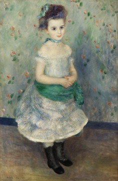 Renoir珍妮杜兰德鲁埃尔的肖像