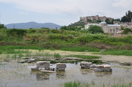 外国古代城堡遗址