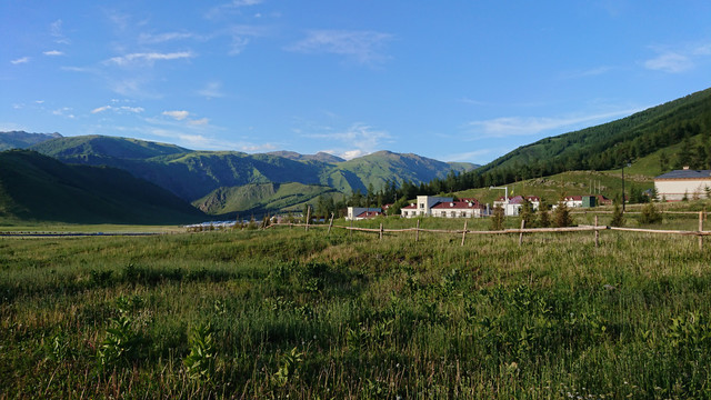 新疆喀纳斯地区的美景