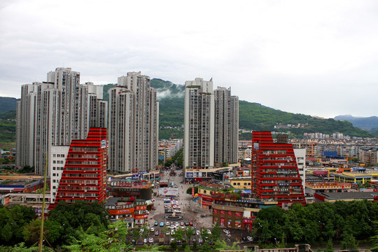 城市一角