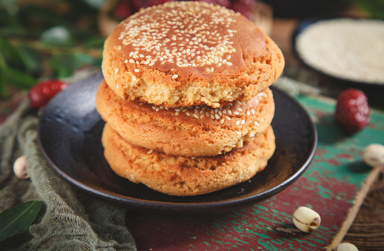 芝麻酥饼