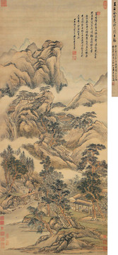 王翚时还读书图