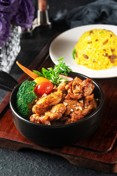鸡扒饭