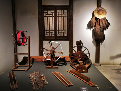古代民间纺织工艺老物件