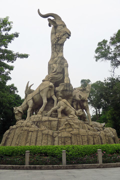 广州五羊石像