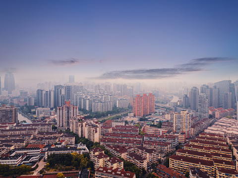 上海长宁建筑风光