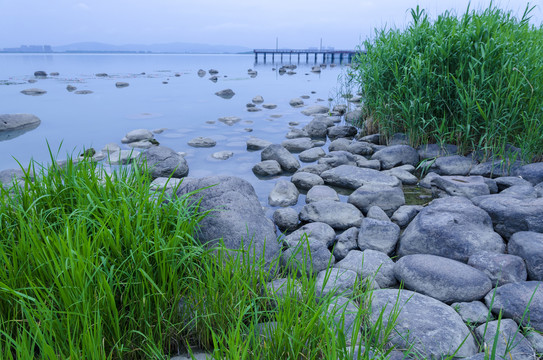 苏州湾太湖风光