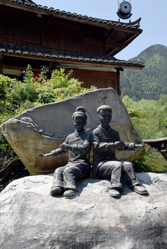 民俗文化村雕塑