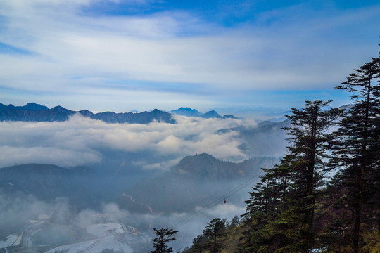 西岭雪山