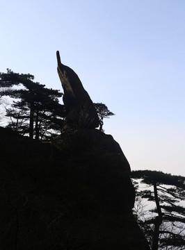 黄山风景区犀牛望月