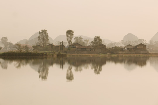 水墨乡村