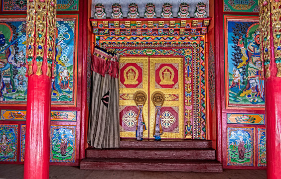 藏式门楣