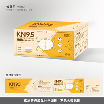 KN95防护口罩包装