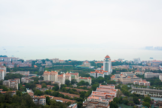 厦门大学校园全景