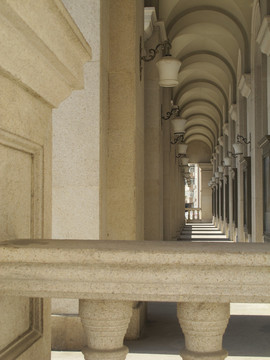 欧式建筑石栏