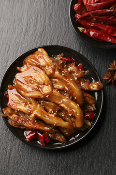 麻辣鸭掌