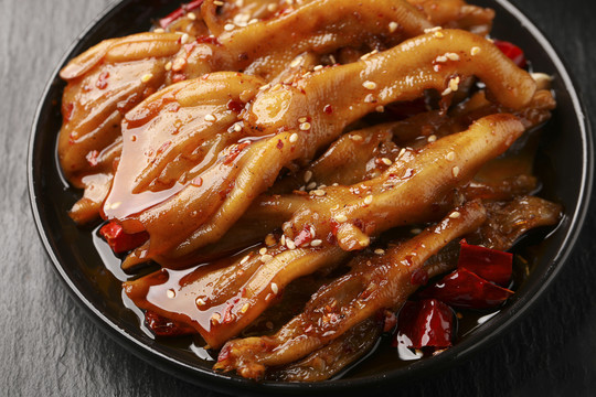 香辣鸭掌
