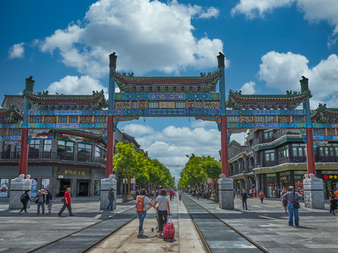 北京正阳门商业街