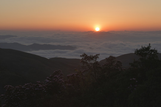 龙头山云海日出