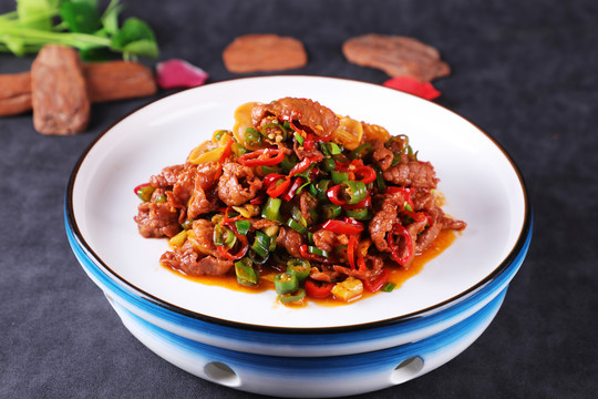 辣椒炒黄牛肉