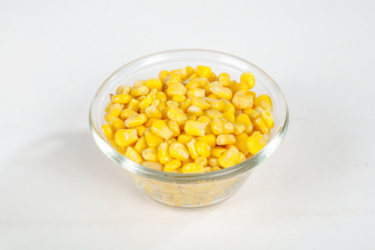 金黄色的玉米粒