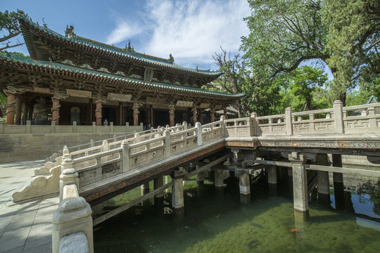 太原晋祠鱼沼飞梁