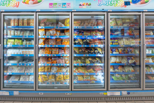 超市冷藏区货柜