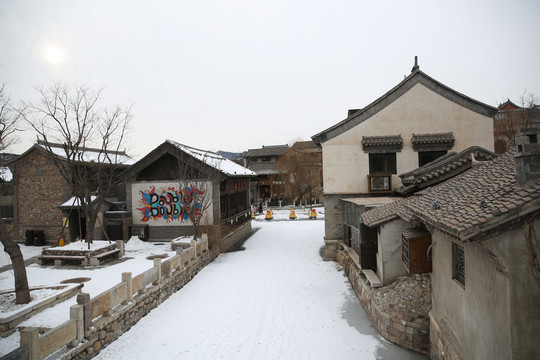 古北水镇雪景