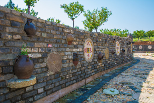 农耕文化围墙装饰