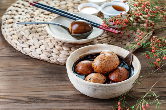 中国传统小吃茶叶蛋