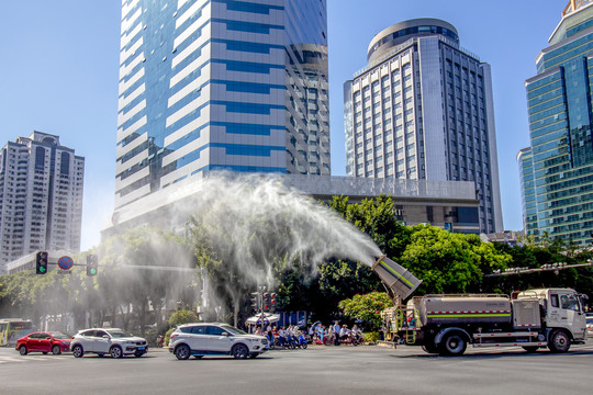 城市洒水车