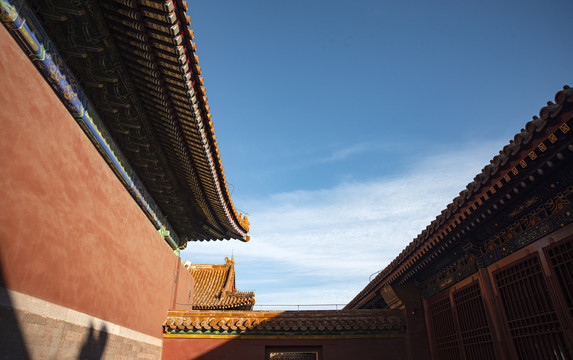 北京故宫屋檐斗拱