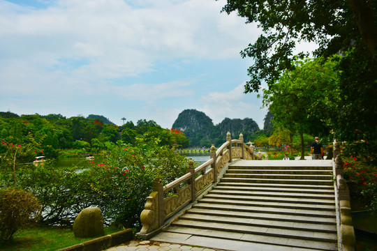 星湖风景