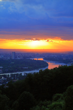 日落莱茵河