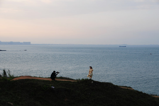 达濠表角的海