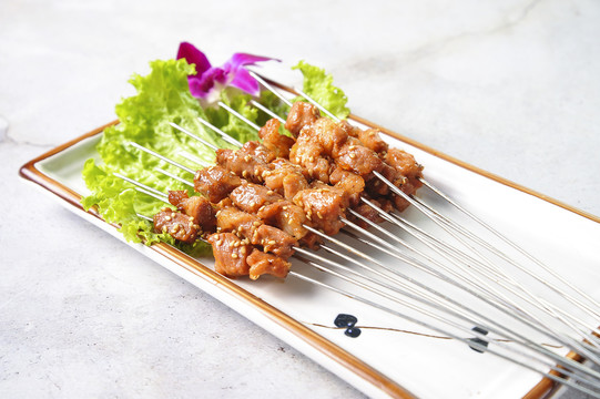 叉烧梅肉串