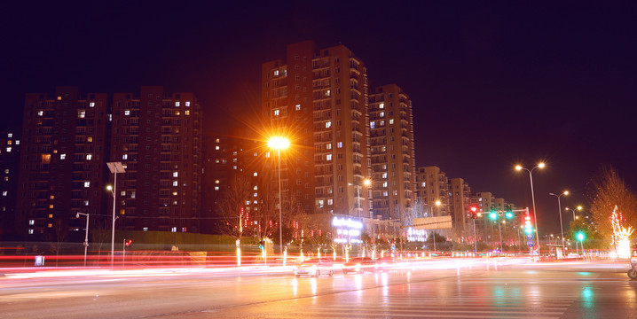 新郑中华路夜景