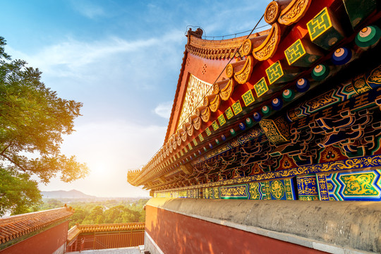 北京颐和园古建筑